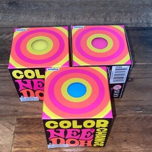 3 Schylling Color Changing Nee Doh Balls